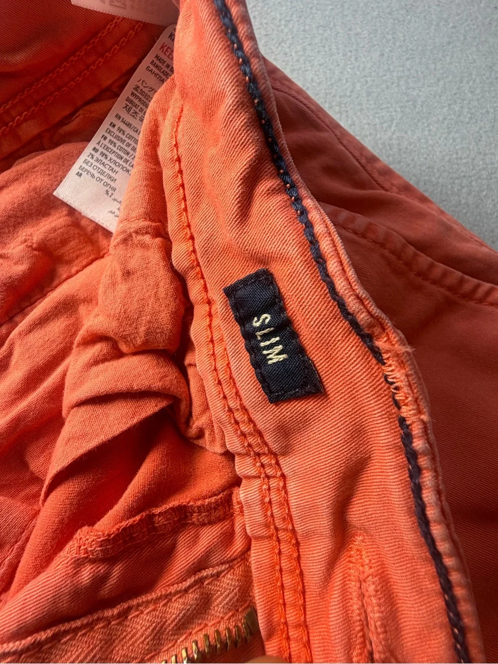 American Eagle Active Flex Orange Chino Pants Men’s 30x32